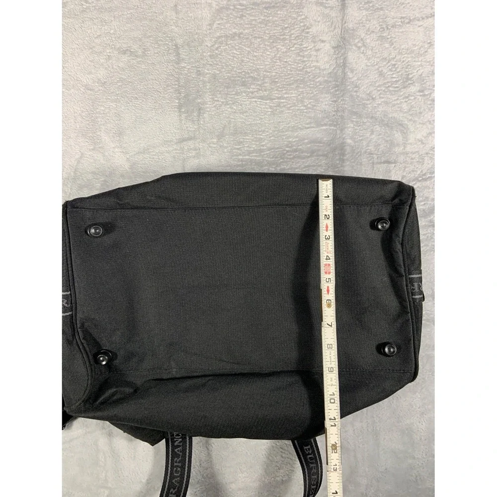 Burberry Fragrances Promotional Duffel Bag Medium Black Nylon Travel Weekender